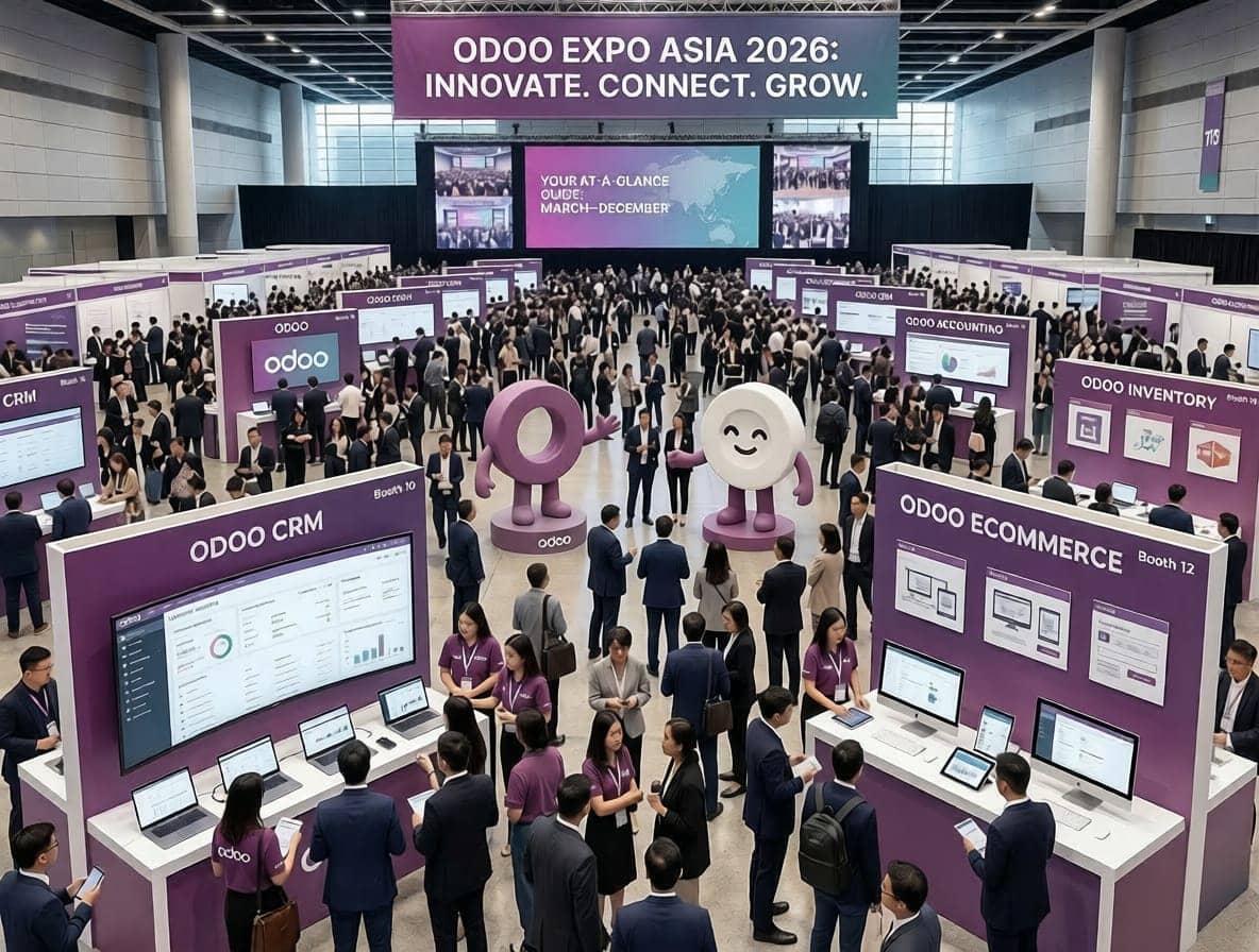 Odoo Events in Asia 2026: Your At-a-Glance Guide to All Upcoming Gatherings
